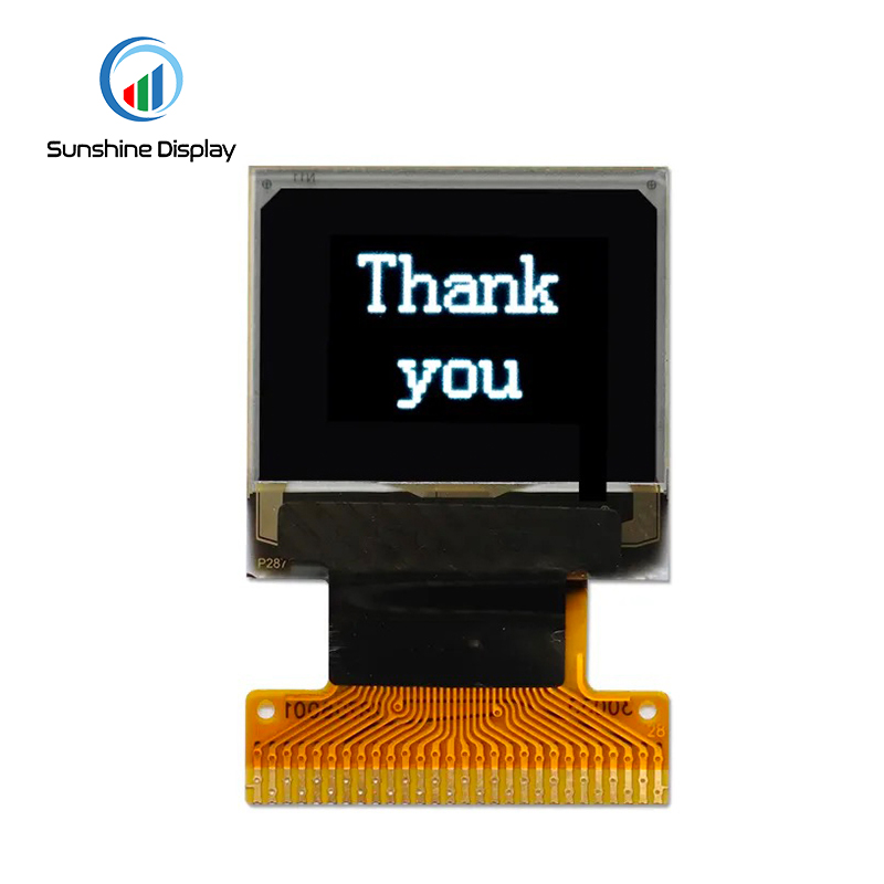 0.66 64x48 OLED LCD Display_Info Side View