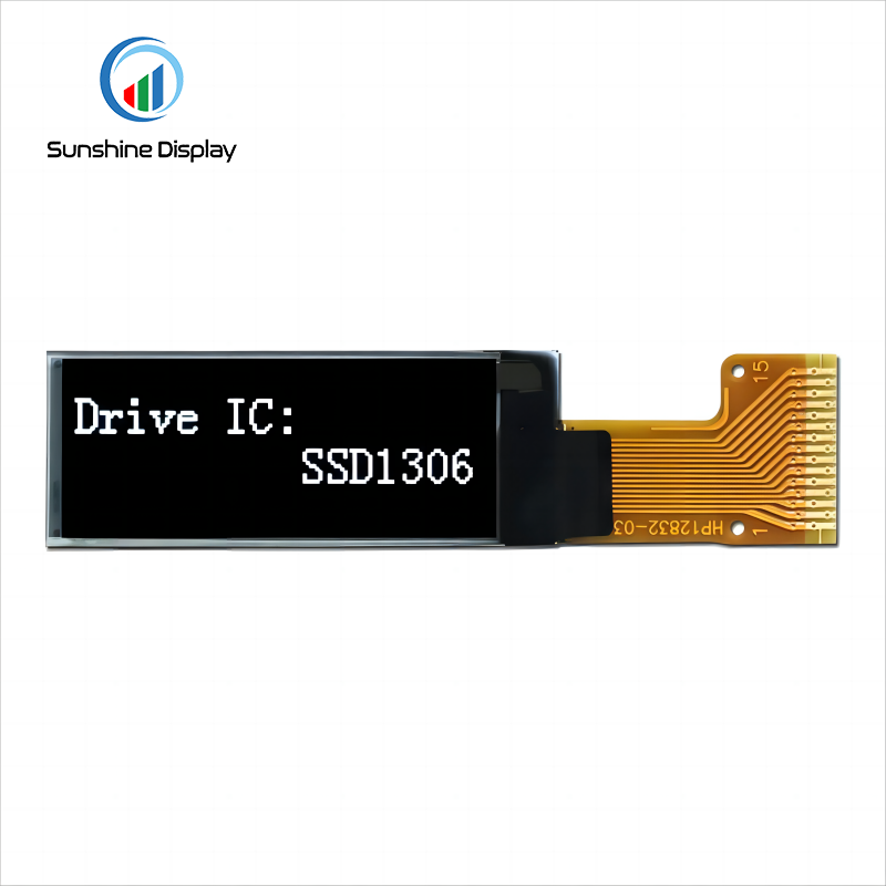 0.91 128x32 OLED LCD Display_Info Back View