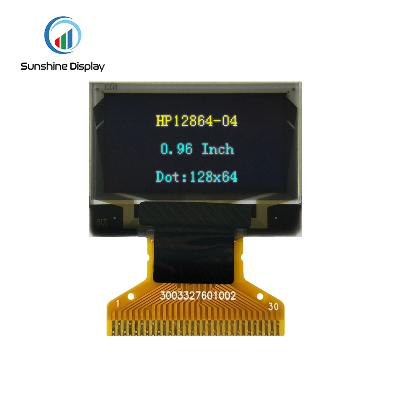 0.96 128x64 OLED LCD Display_Info Back View