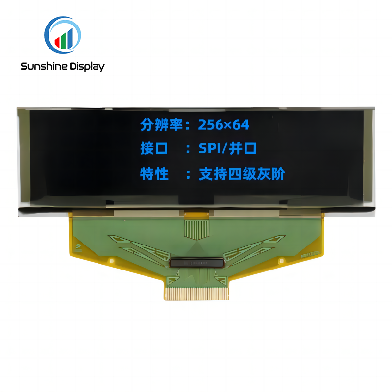 SDO28B30-256064 2.8" 256x64 OLED LCD Display_Info 8BIT-6800/8000, 4-SPI LCD module