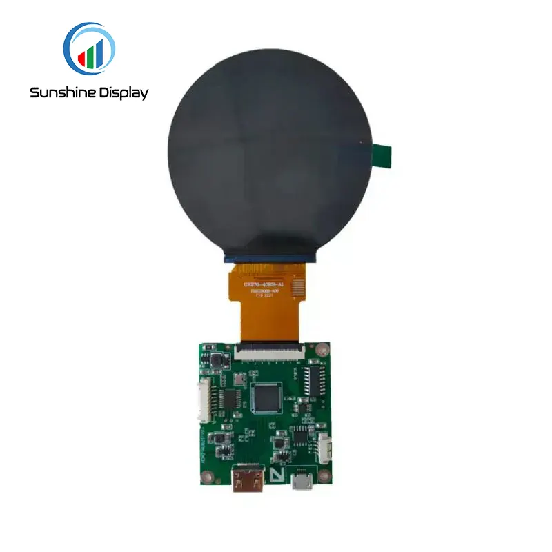 SDT0276BCSA-01 2.76 inch Round TFT LCD Module Back View