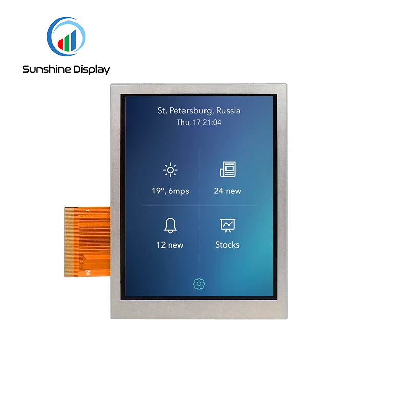 SDT035PQIT-01 3.5" 240x320 Sunlight Readable TFT LCD|Standard TFT LCD Module 18BIT RGB/SPI LCD module