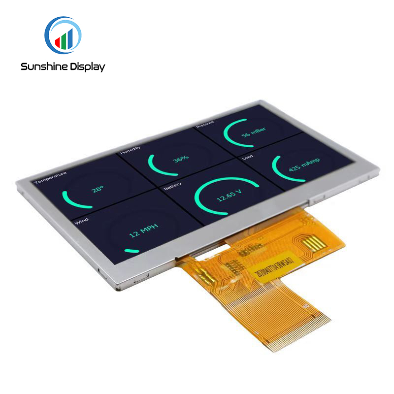 SDT043BWSI-05 4.3" 800x480 Sunlight Readable TFT LCD| IPS TFT LCD Module|Standard TFT LCD Module 24BIT RGB LCD module