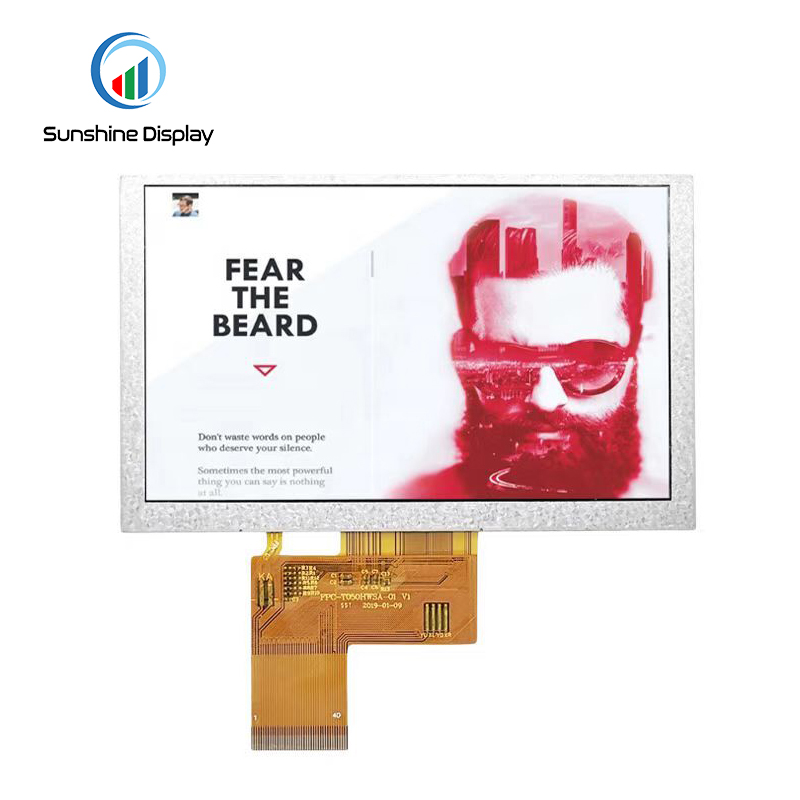 SDT050BWSI-02 5.0" 800x480 Wide Temperature TFT Display| IPS TFT LCD Module|Standard TFT LCD Module 24BIT RGB LCD module