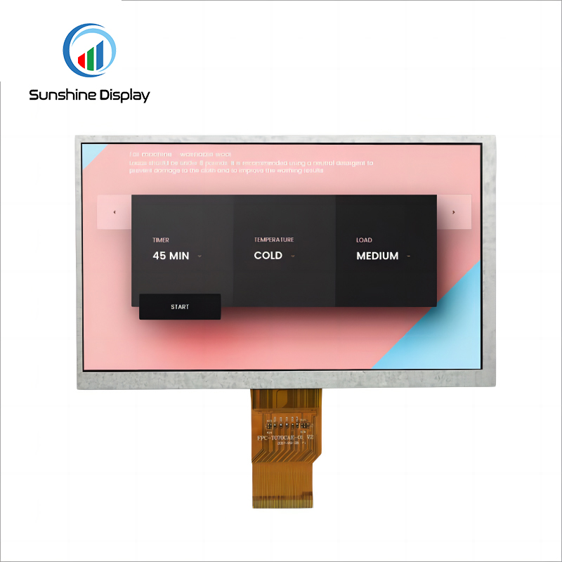 SDT070BWHI-02 7inch 1024X600 Resolution IPS TFT LCD Module  with RGB Interface Standard TFT LCD Module| IPS TFT LCD Module Previous Product LCD module