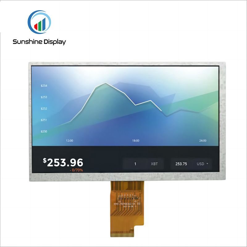 SDT070BWHI-09 IPS TFT LCD Display 7inch LCD 1024X600 Resolution LCD Screen with LVDS Interface Standard TFT LCD Module| IPS TFT LCD Module Next Product LCD module