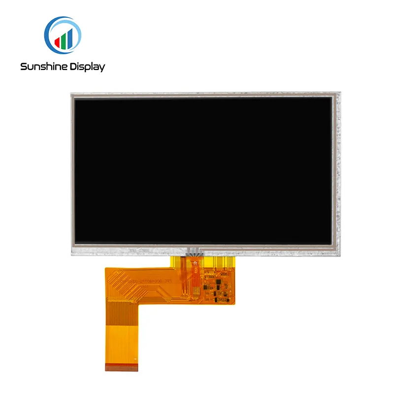 SDT070SWH40-90P 7inch 800X480Resolution TFT LCD Display 3.3V with Resistive Touch Screen for Medical Application Standard TFT LCD Module Next Product LCD module