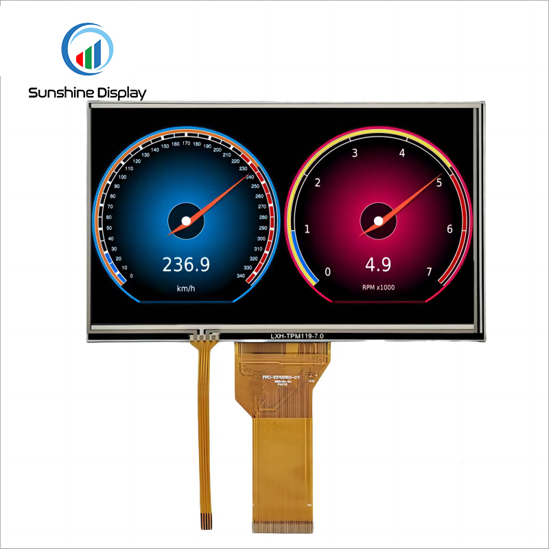 SDT070SWHN-40P 3.3V Single Voltage 7inch TFT LCD Screen 800X480 Resolution 40PIN with RTP Standard TFT LCD Module Previous Product LCD module