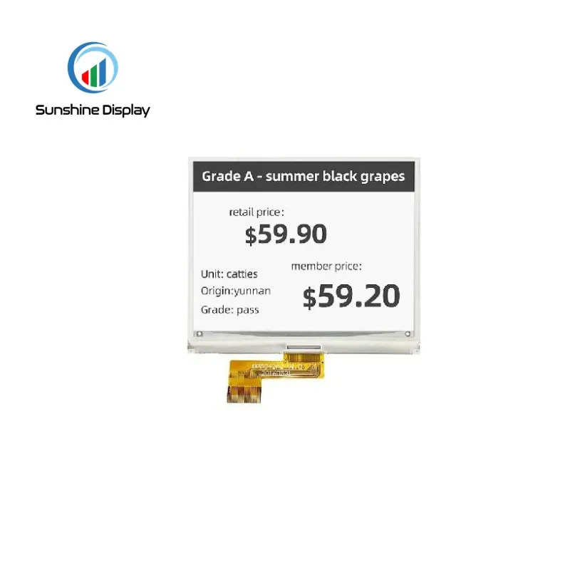 SDE0420NQN-39 4.2" 400x300 E-paper Display_Info SPI LCD module