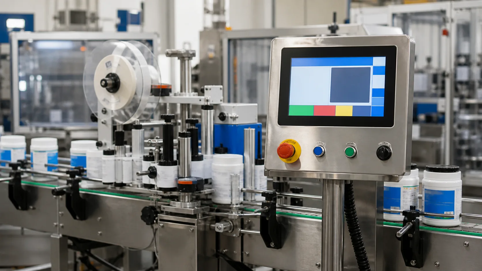 LCD Displays for Industrial Labeling Machines