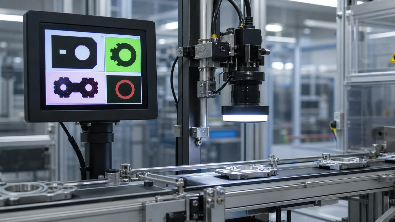 Industrial Displays for Machine Vision Inspection