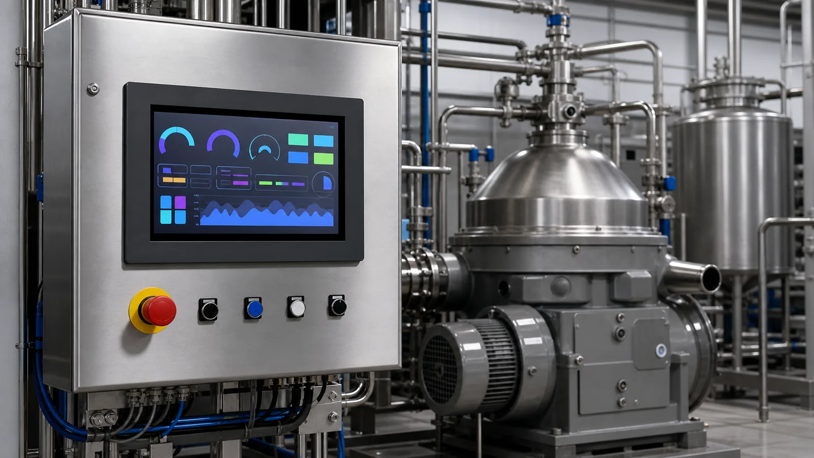 TFT LCD Displays for Industrial Centrifuges